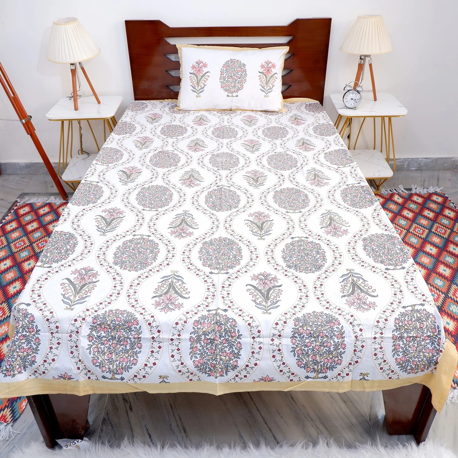 100% Pure Cotton Bed Sheet | Yami